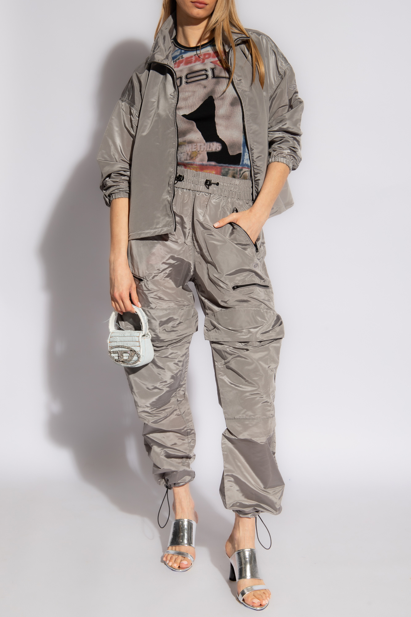 Grey 'P - Missguided Denim Shirt Dress